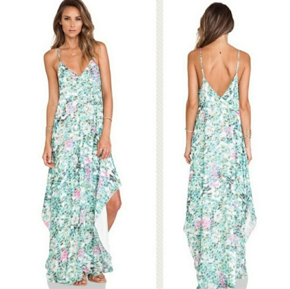 Lovers + Friends Curacao Slip Dress In Island Hop